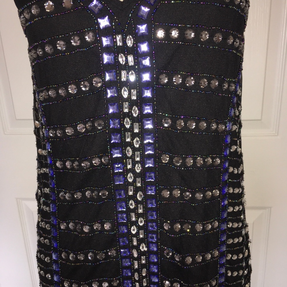 NBD jeweled embellished dress Sz XS - Picture 3 of 9